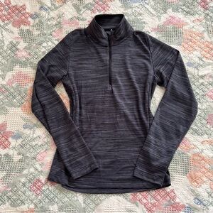 Black Quarter-Zip Pullover
